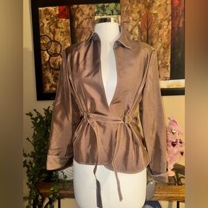 Deadstock New with tags Adrianna Papell 100% silk blouse